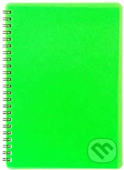 Plastic blok NEON zelený A5