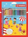 STABILO Trio thick 18 ks kartonové pouzdro