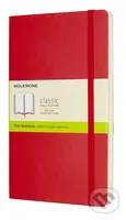 Moleskine - červený zápisník (stredný, čistý)