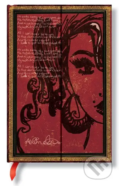 Paperblanks - Amy Winehouse, Tears Dry (Mini, čistý)