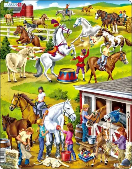 Kone jazdectvo (US26) - puzzle z kategorie Naučné puzzle