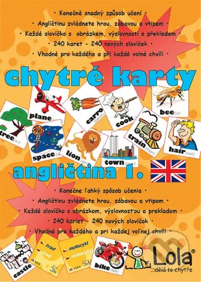 Chytré karty: Angličtina - Slovíčka 1 - kniha z kategorie Jazykové učebnice a slovníky