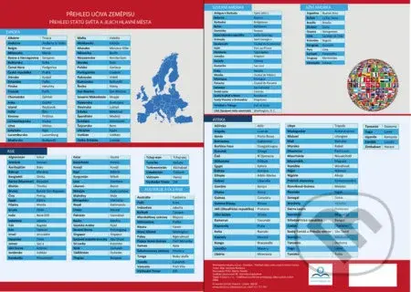 Přehled učiva zeměpis - Přehled států a jejich hlavních měst - kniha z kategorie 1. stupeň