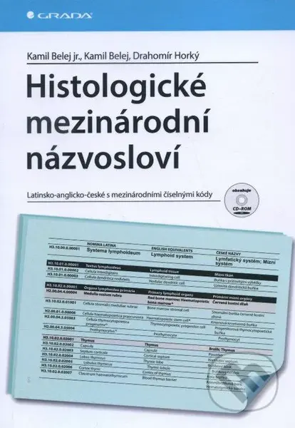 Histologické mezinárodní názvosloví (Latinsko-anglicko-české s mezinárodními číselnými kódy) - kniha z kategorie Medicína