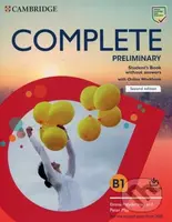 Complete Preliminary Second edition (Student´s Book without answers with Online Workbook) - kniha z kategorie Jazykové učebnice a slovníky