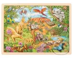 Australská zvířata (Dřevěné puzzle) - puzzle z kategorie Maxi dílky