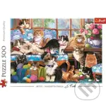 Kočičí rodinka - puzzle z kategorie Zvířata