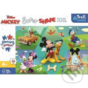 Super Shape XXL Mickey Mouse (Zábava 60 dílků) - puzzle z kategorie Maxi dílky