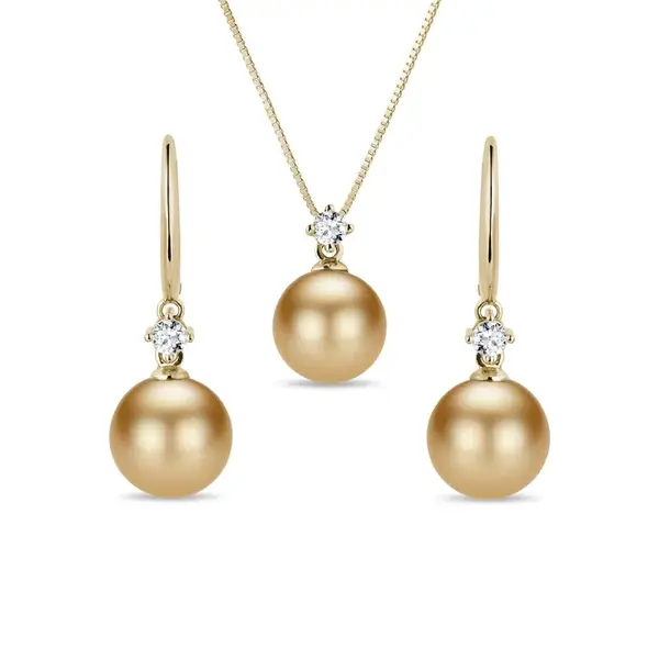 Elegantní set šperků s perlou jižního Pacifiku KLENOTA