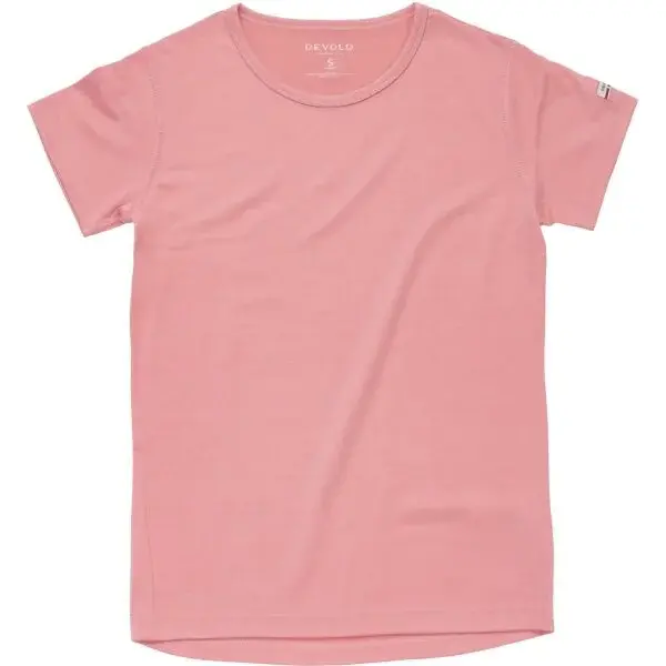 Devold BREEZE PLUS MERINO 200 Dámské merino tričko, růžová, velikost