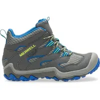 Merrell CHAMELEON 7 MID WP Detské turistické topánky, sivá, veľkosť 36