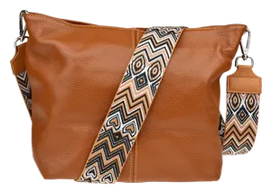 NovaKabelka.cz Prisca Camel s přídavným popruhem VII