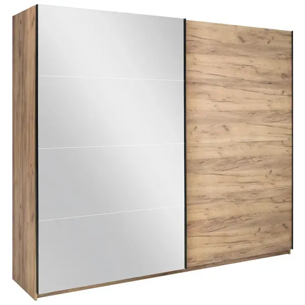 MID.YOU ŠATNÍ SKŘÍŇ S POSUVNÝMI DVEŘM, barvy dubu, 250/210/62 cm