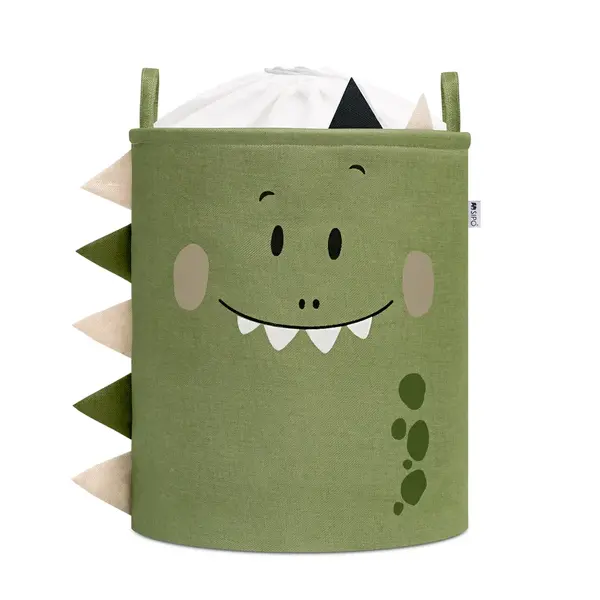 Sipo XL Kôš na hračky so šnúrkou, skladací, bavlna / 63 l, DINO