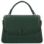 Módní dámská koženková kabelka do ruky Andresa, tmavě zelená