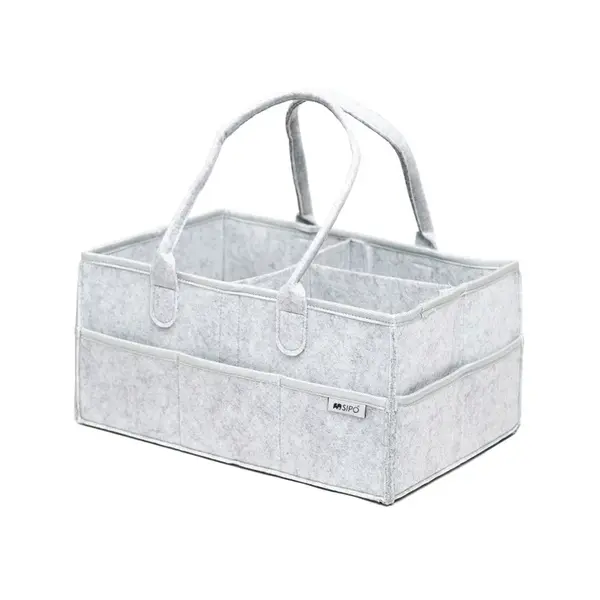 Sipo Organizér nielen na detské toaletné potreby, plsť, ŠEDÁ