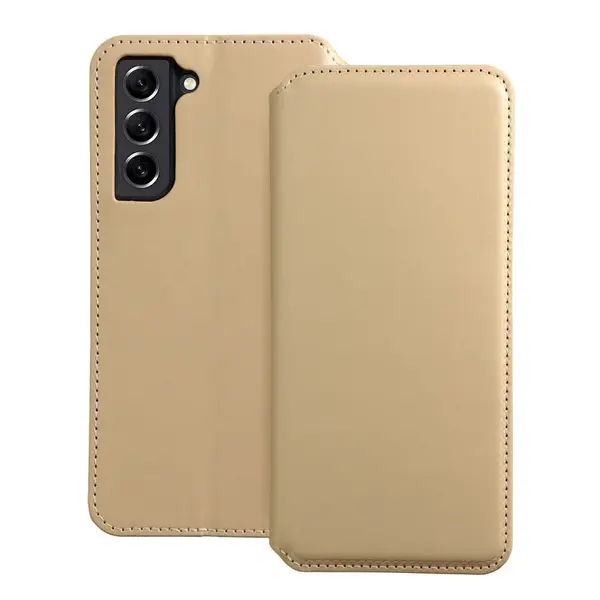 Flipové pouzdro Dual Pocket pro Xiaomi Redmi Note 12 5G, zlatá