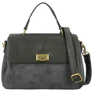 Dámská kabelka do ruky tmavě šedá - Paolo bags Tess