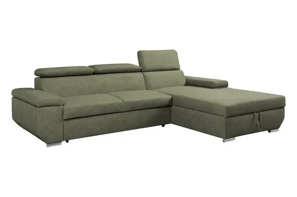 Sedací souprava Lars Provedení: Pravá varianta, látka: Logan Forest