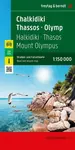Chalkidiki - Thasos - Olympus 1:150 000 / automapa a rekreační mapa