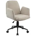 MID.YOU OTOČNÁ ŽIDLE, tkaná látka, béžová