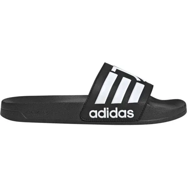 adidas ADILETTE SHOWER JUVENTUS Pánské pantofle, černá, velikost 38