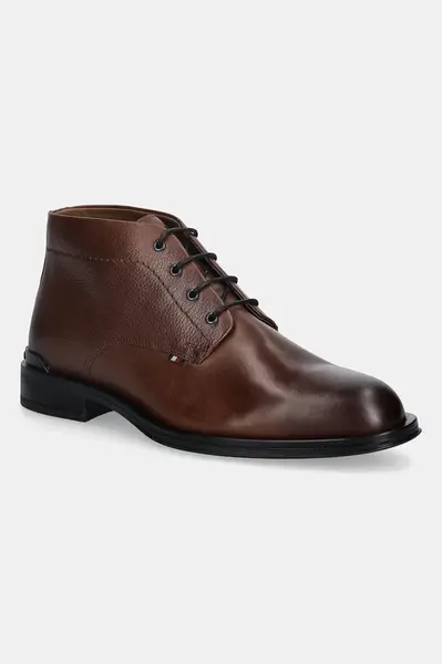 Tommy Hilfiger  Kožené boty  CORPORATE HILFIGER LTH BOOT