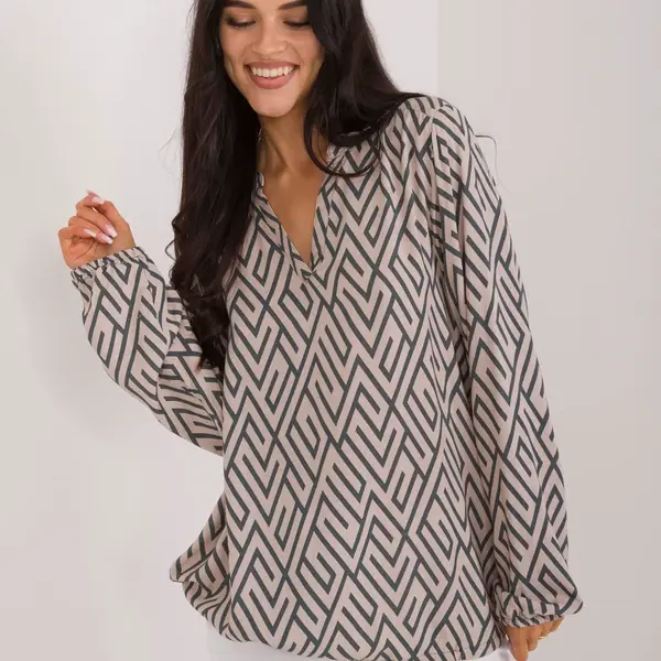 Blouse-D73771M11186B-beige