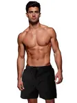 Spodenki męskie kąpielowe czarne Dstreet