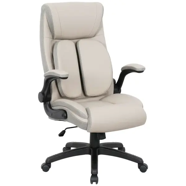 Cantus KANCELÁŘSKÉ KŘESLO, vzhled kůže, síťovina, šedá, černá, šedohnědá