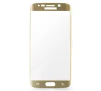 Tvrzené sklo Blue Star PRO pro Samsung Galaxy S6 edge, Full face, gold