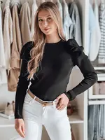 Dámský svetr s bufky ELENORI černý