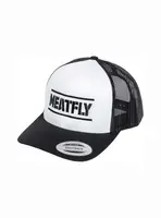 Meatfly kšiltovka Docker Trucker Black / White | Černá | Velikost One Size