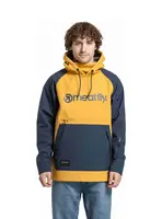 Meatfly pánská softshell bunda Jax Saphire Blue / Camel | Žlutá | Velikost XL