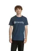 Meatfly pánské tričko Joe Sea | Modrá | Velikost XL | 100% bavlna