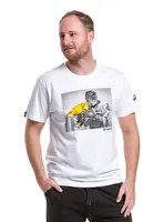 Meatfly pánské tričko Big Shock Kiss White | Bílá | Velikost M | 100% bavlna