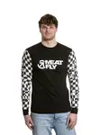 Meatfly pánské tričko s dlouhým rukávem Judgement Checkered Black | Černá | Velikost M | 100% bavlna