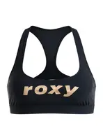 Roxy dámský horní díl plavek Active Top Anthracite | Černá | Velikost XL