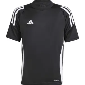 adidas TIRO24 JERSEY Y Chlapecký fotbalový dres, černá, velikost