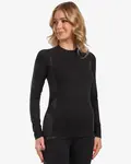 Dámské bezešvé termo tričko kilpi carol-w černá 36-38