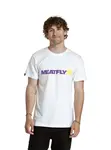 Pánské tričko meatfly logex bílá xxl
