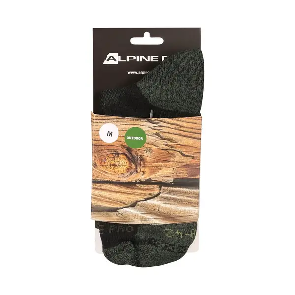 Unisex ponožky alpine pro kerowe černá s