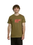 Pánské tričko meatfly revital khaki xl