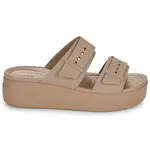 Dámské sandále crocs brooklyn buckle béžová 36-37