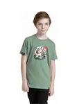 Meatfly dětské tričko Dino Olive | Zelená | Velikost 146 | 100% bavlna