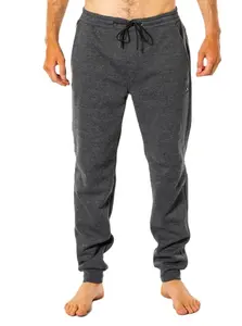 Rip curl pánské tepláky Anti Series Departed Charcoal Marle | Šedá | Velikost XL