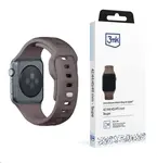 Řemínek 3mk Silicone Watch Strap pro Apple 38/40/41 mm, taupe