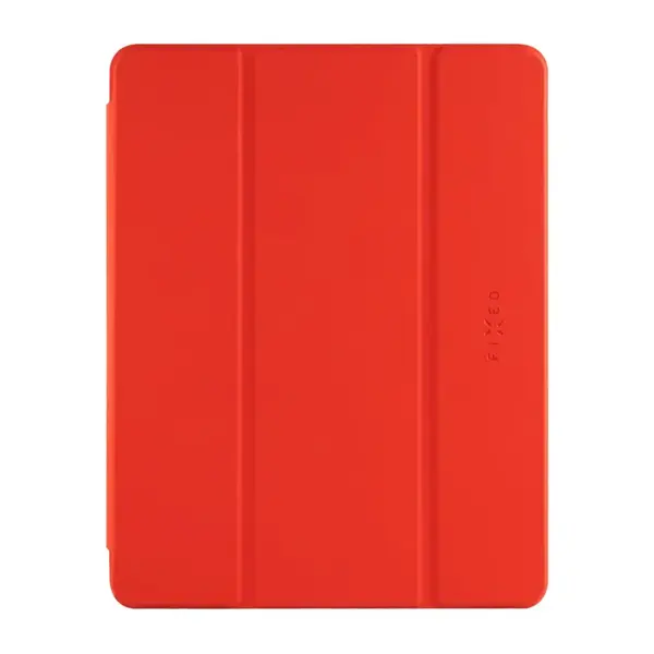 Flipové pouzdro FIXED Padcover pro Apple iPad (2018)/iPad (2017)/Air se stojánkem, červená