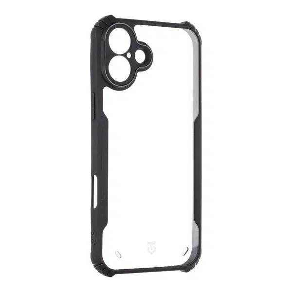 Zadní kryt Tactical Quantum Stealth pro Apple iPhone 16 Plus, transparentní černá