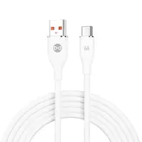 Datový kabel Forever USB/USB-C 1m 66W bílá